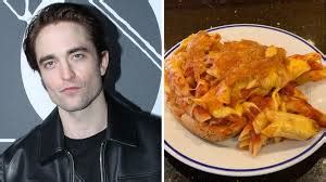 robert pattinson pasta snacks